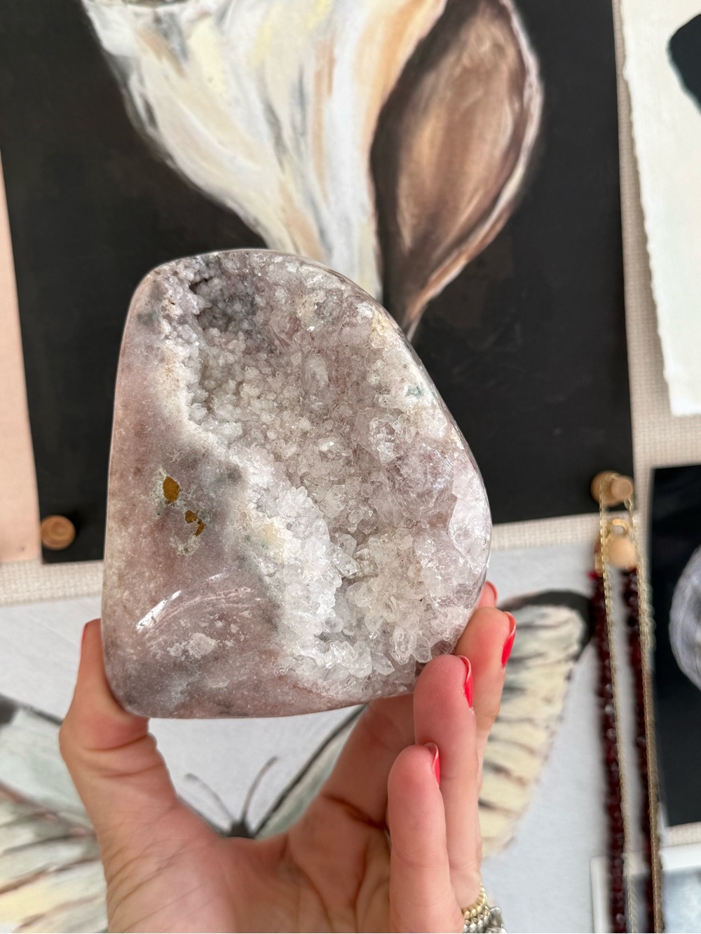 Lavender amethyst specimen Natural Decor